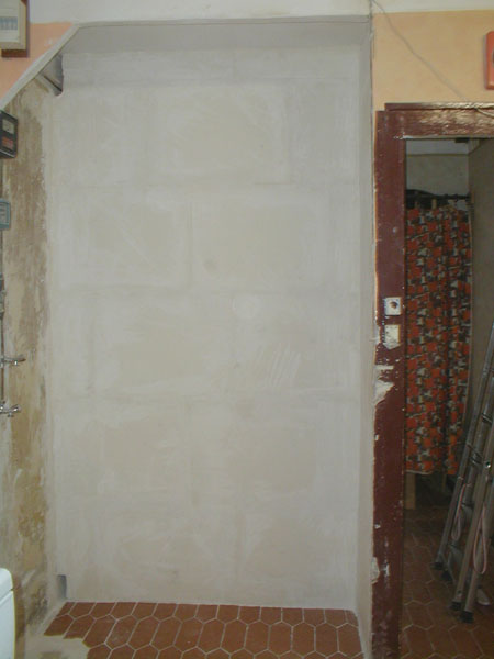 cuisine mur fini