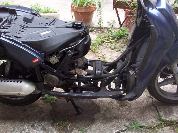 Scooter et pansement