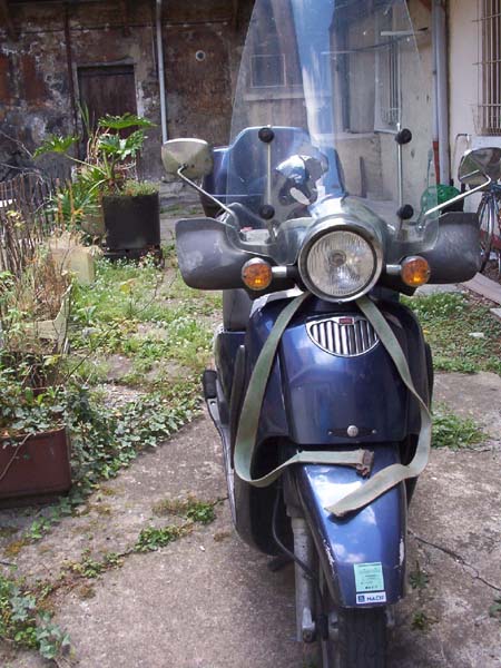 Scooter et bride